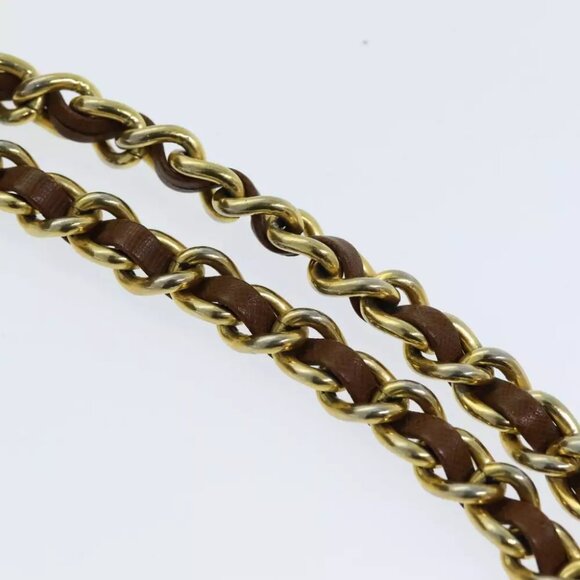 PRADA Quilted Chain Shoulder Bag Nylon Beige Auth ki4426 - Picture 13 of 16